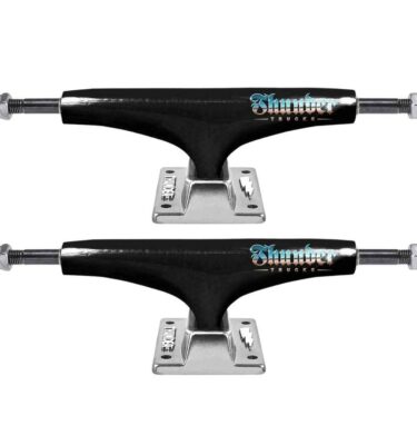 THUNDER Chrome Lights Black 149 Skateboard Trucks set de 2