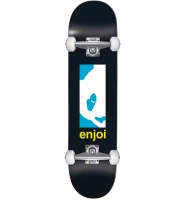 Enjoi Box Panda Black 8.125" Complete Skateboard