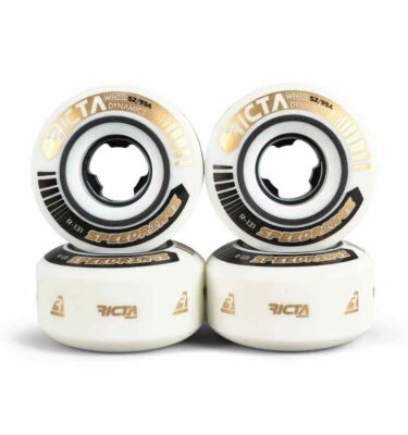 Ricta Speed Rings Slim 99a 51mm Skateboard Wheels - White