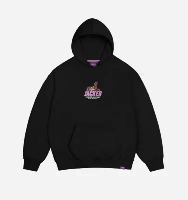 SQUIRREL GANG HOODIE - BLACK