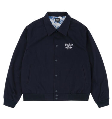 BLUE FLOWERS COLLAB JACKET - DEEP BLUE