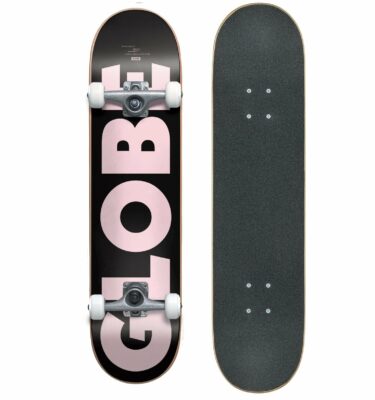 GLOBE G0 Fubar 8" Black/Pink  complete Skateboard